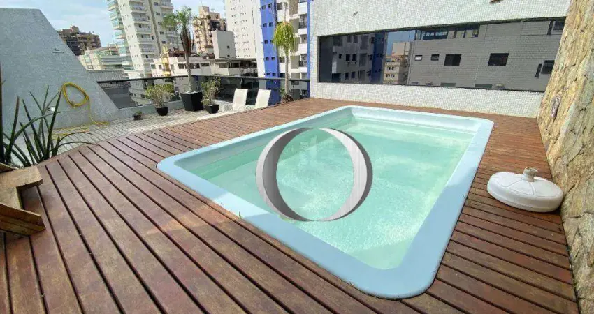 Cobertura com 3 dormitórios à venda, 180 m² por R$ 900.000,00 - Enseada - Guarujá/SP