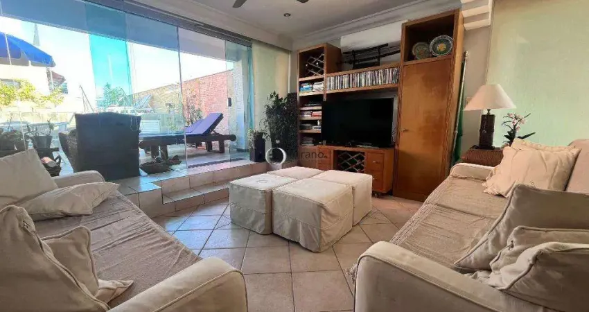 Cobertura com 4 dormitórios à venda, 240 m² por r$ 1.200.000,00 - enseada - guarujá/sp