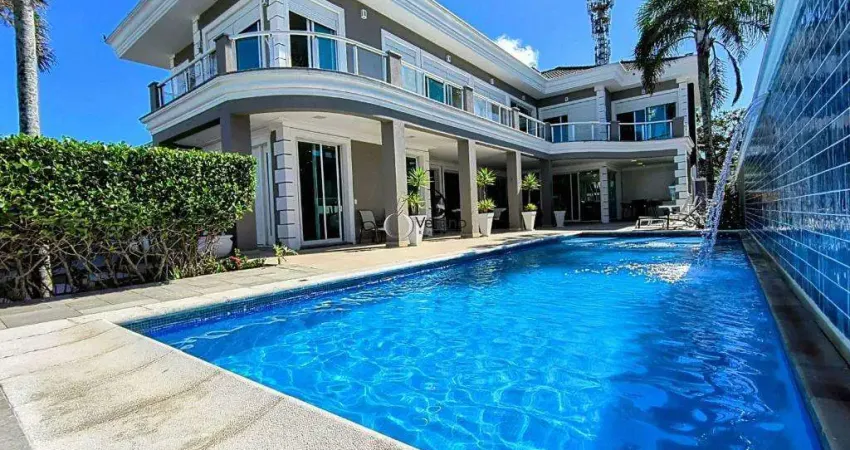 Sonho de verão - deslumbrante mansão pé na areia com 6 suítes à venda r$ 10.000.000 - enseada - guarujá/sp