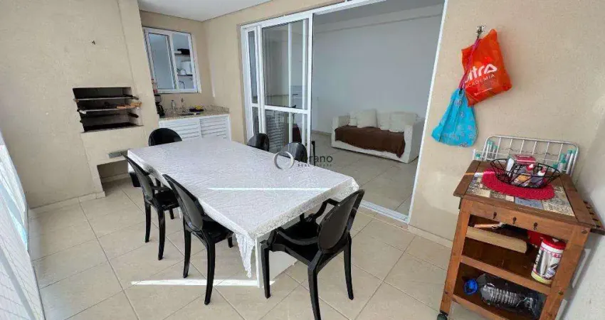 Apartamento com varanda gourmet, 3 quartos (sendo 1 suíte), 2 vagas e lazer completo à venda, 83 m² por r$ 780.000 - enseada - gua