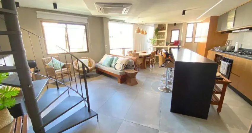 Cobertura com 3 dormitórios à venda, 220 m² por r$ 1.350.000,00 - enseada - guarujá/sp