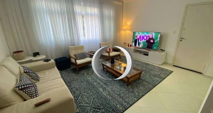 Apartamento com 2 quartos, sendp 1 suíte, na praia da Pitangueiras, Guarujá