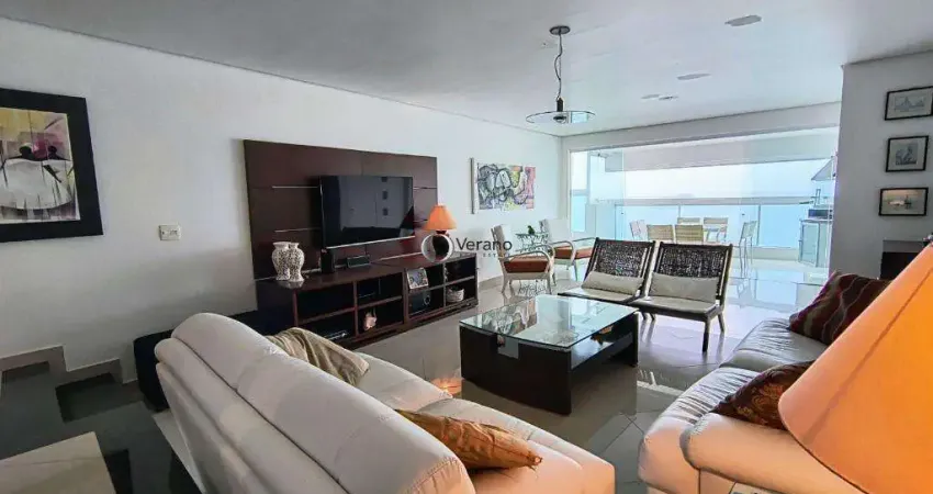 Apartamento vista mar com 3 suítes à venda na pitangueiras - guarujá / sp