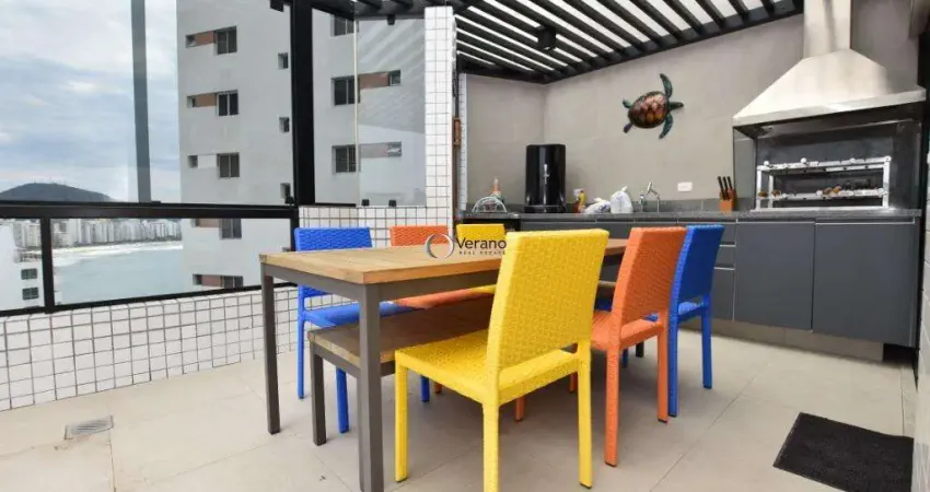 Cobertura com 3 dormitórios à venda, 206 m² por r$ 1.810.000,00 - astúrias - guarujá/sp