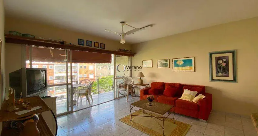 Apartamento com 4 dormitórios à venda, 140 m² por r$ 650.000,00 - enseada - guarujá/sp
