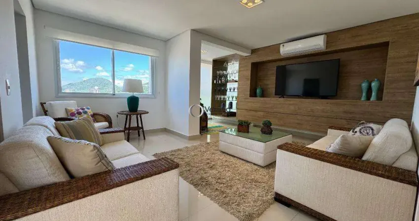 Cobertura com 3 dormitórios à venda, 219 m² por r$ 1.600.000 - enseada - guarujá/sp