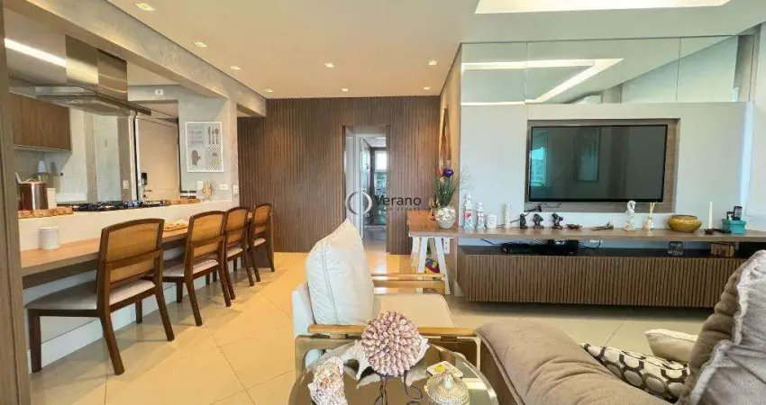 Apartamento com 3 dormitórios à venda, 117 m² por r$ 1.300.000,00 - enseada - guarujá/sp