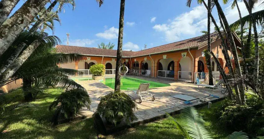 Casa com 5 dormitórios à venda, 361 m² por r$ 1.100.000 - jardim virginia - guarujá/sp