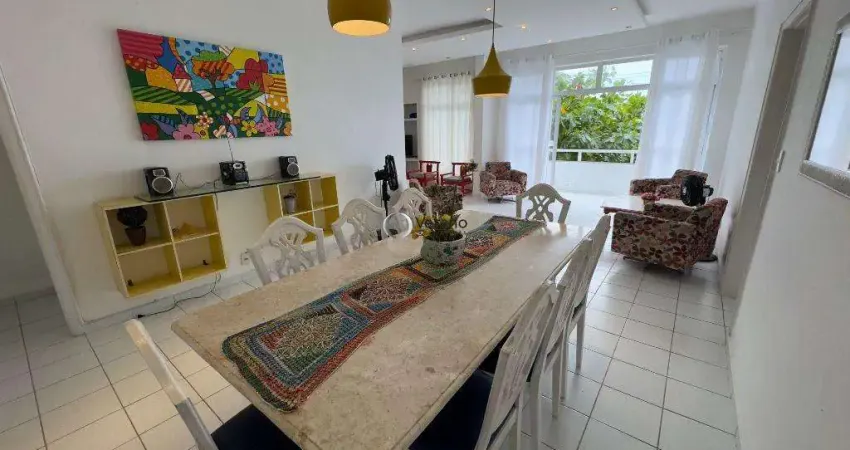 Apartamento com 4 dormitórios à venda, 185 m² por r$ 1.060.000 - pitangueiras - guarujá/sp