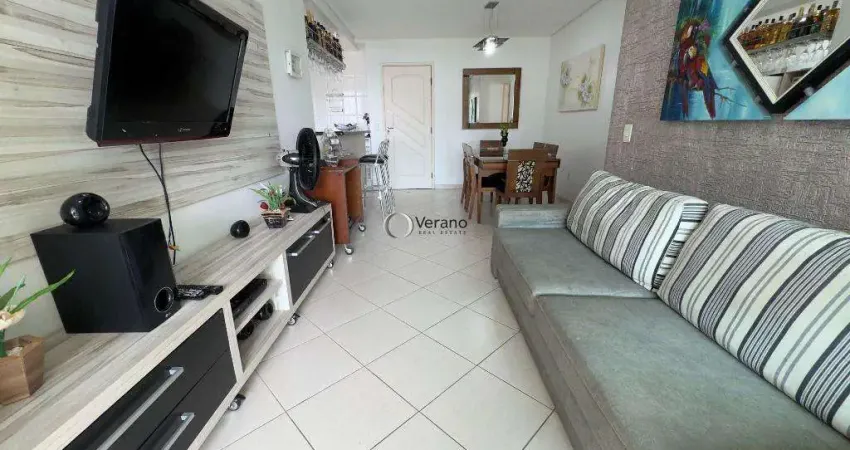 Apartamento com 3 dormitórios à venda, 100 m² por r$ 650.000,00 - enseada - guarujá/sp