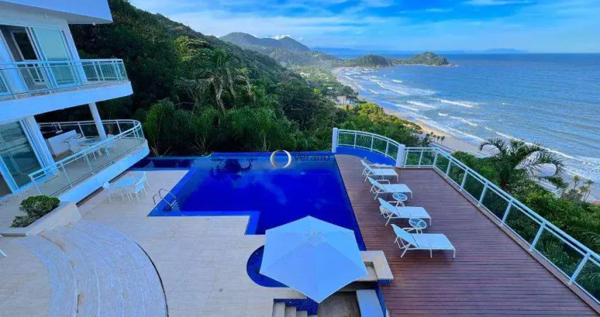 Residência de luxo com vista deslumbrante para o mar - condomínio tijucopava - guarujá/sp