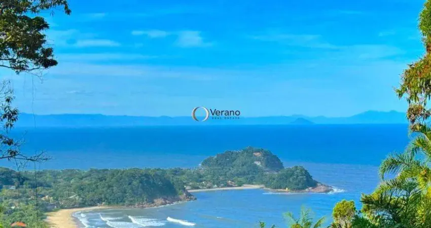 Terreno com vista panorâmica para o mar e areias da praia de são pedro e todo litoral norte/ilha bela