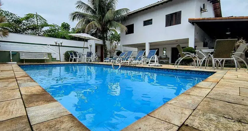 Casa com 6 suítes à venda no condomínio acapulco - guarujá / sp