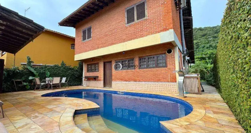 Casa à venda em guarujá - jardim albamar, 220m², piscina e churrasqueira