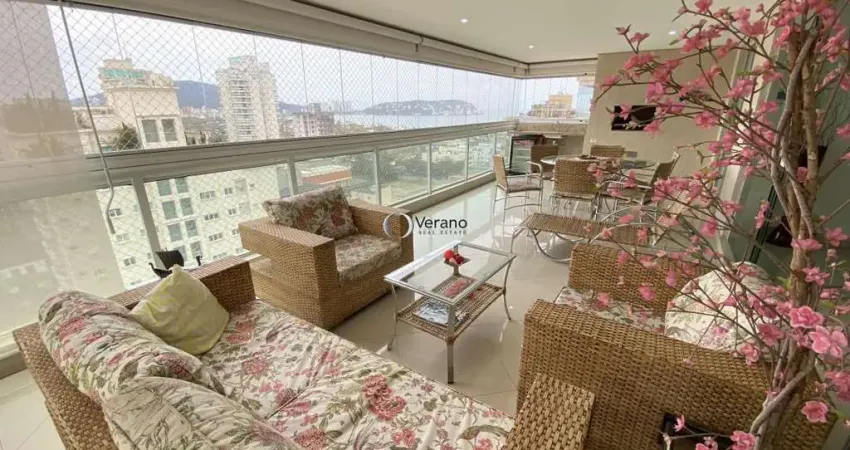 Apartamento mobiliado com vista para o mar em guarujá - enseada