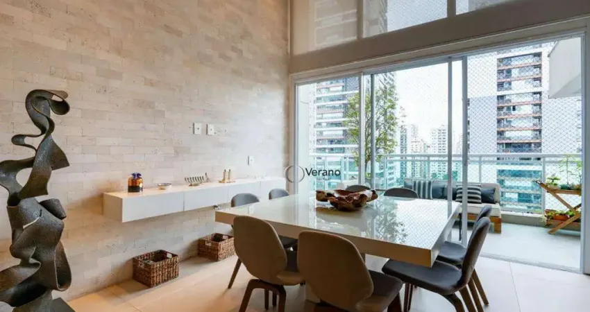 Apartamento Duplex com 3 dormitórios à venda por R$ 4.250.000,00 - Brooklin - São Paulo/SP