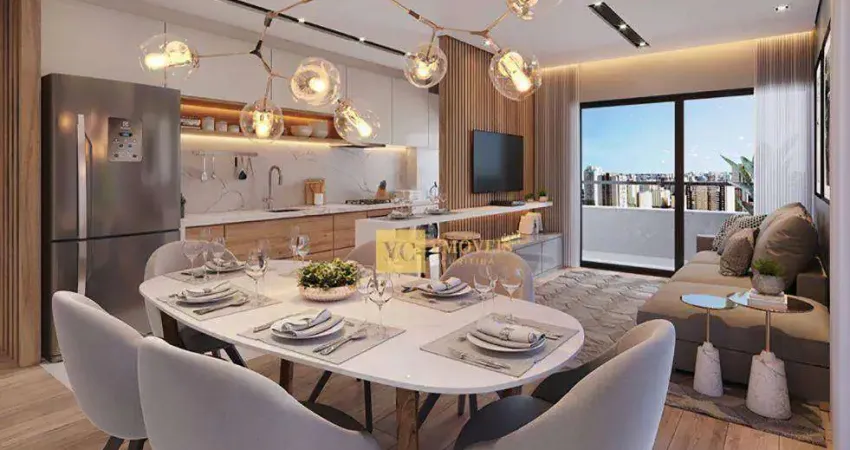 Apartamento com 3 dormitórios à venda, 99 m² por R$ 1.140.000,00 - Cabral - Curitiba/PR