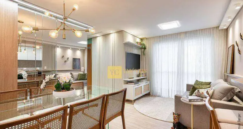 Apartamento com 3 dormitórios à venda, 77 m² por r$ 999.000,00 - cristo rei - curitiba/pr