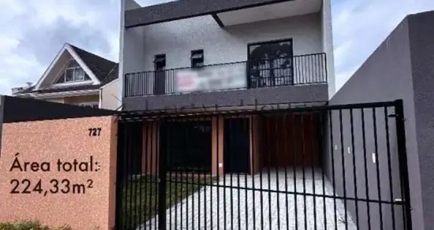 Sobrado Novo com 3 Quartos e Suíte Master no Alkaa Residencial – Abranches, Curitiba