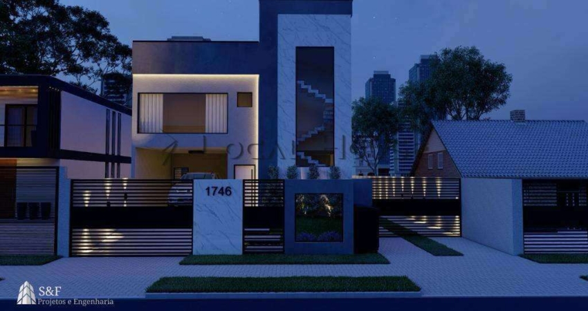 Sobrado à venda em Curitiba, Lindóia, com 3 quartos, 171m²