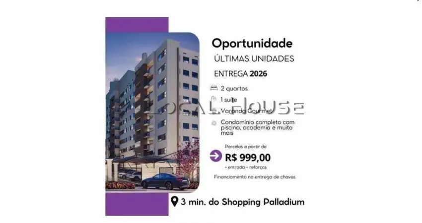 Apartamento com 2 quartos à venda na Avenida Presidente Wenceslau Braz, 1771, Lindóia, Curitiba