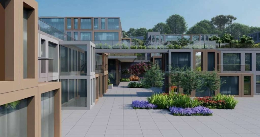 Reserva mirante - lojas deplex  de 75,38 m² até 171,15 m² em frente ao parque barigui, curitiba/pr