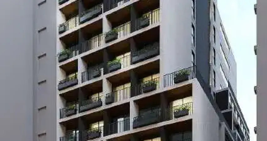 Tibó studio à venda em curitiba, cristo rei, com 1 quarto, 23,26m²