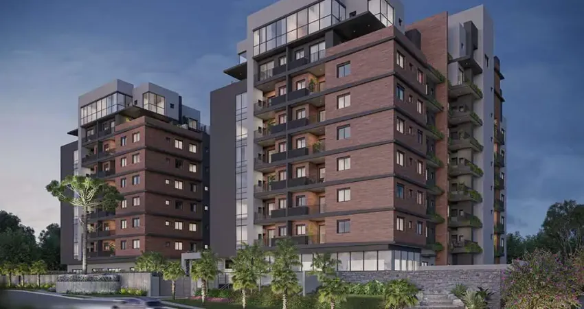 Apartamento à venda, no gaia em curitiba, cabral, com 2 quartos, 68.23m²