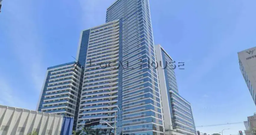 Studio alto padrão - mobiliado - com sacada no 11º andar e vista para o pôr do sol no centro de curitiba! residencial seventh avenue