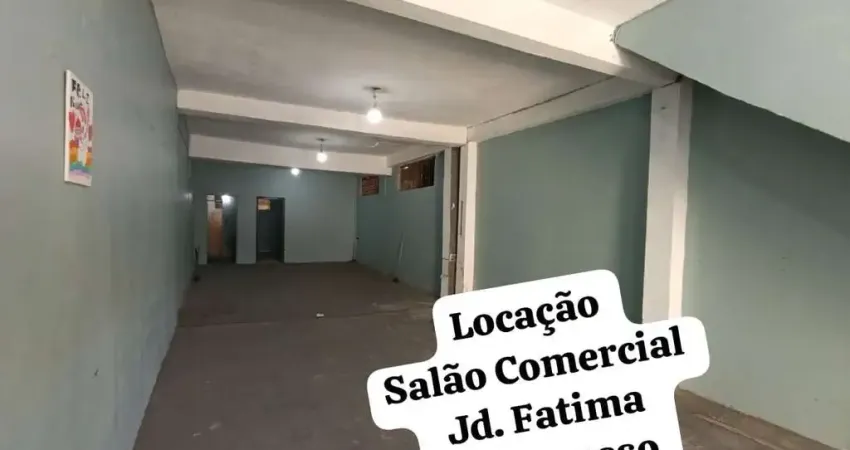 Salão comercial para locação em guarulhos, jardim fátima, 1 banheiro, 1 vaga