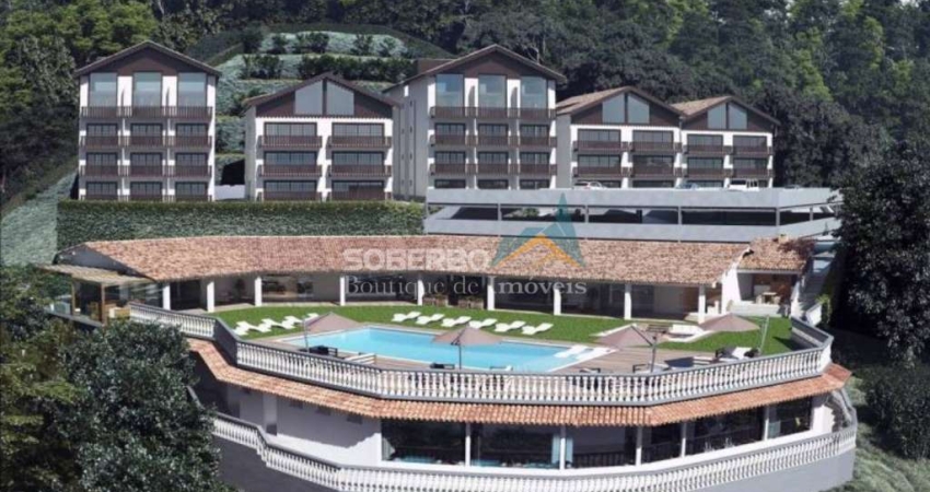 Flat 58m², 1 quarto, Condomínio com Lazer, Golfe, Teresópolis - RJ