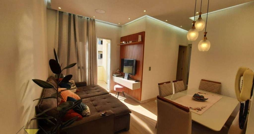Apartamento com 3 dormitórios à venda, 66 m² por R$ 550.000,00 - Alto Ipiranga - Mogi das Cruzes/SP