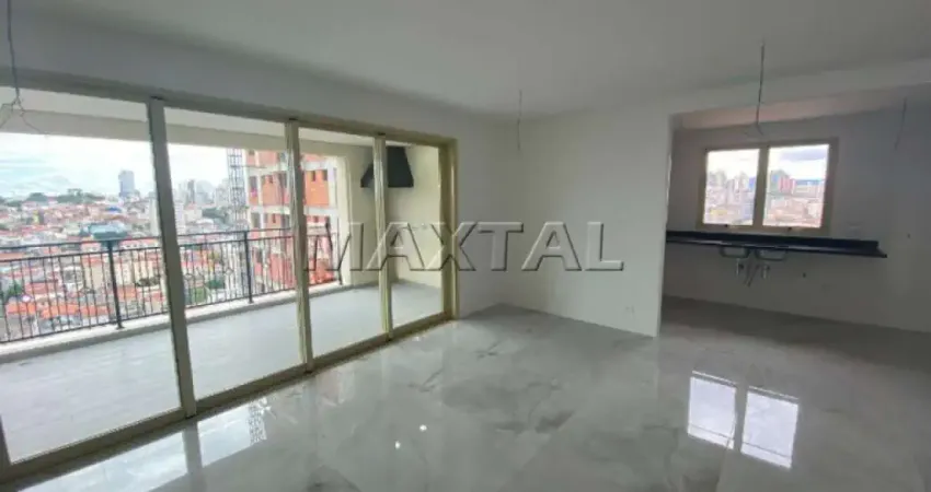Apartamento com 133 m2 e 3 suítes , lavabo, varanda goumert e vaga para 2 carros no Jardim São Paulo