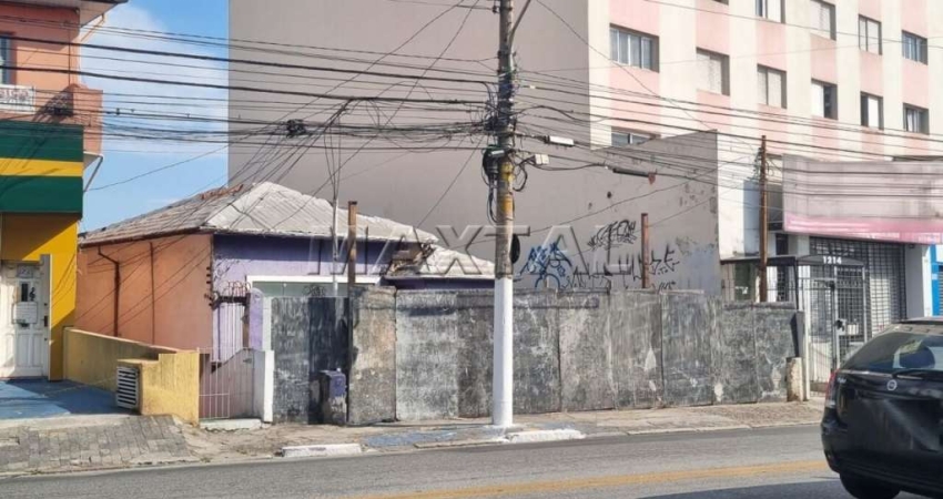 Terreno à venda Tucuruvi na Avenida Nova Cantareira com 10,5 frente por 50 metros fundo total 525 m²