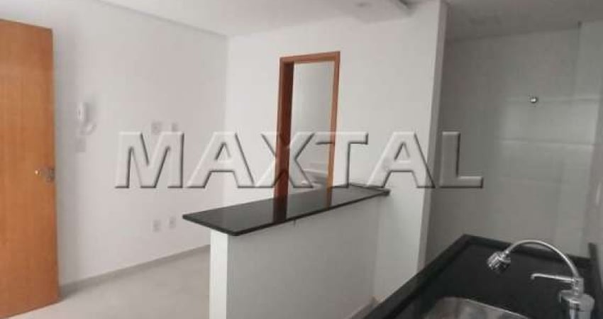 Apartamento novo no Parque do Mandaqui com 1 dormitório, sala com cozinha americana.