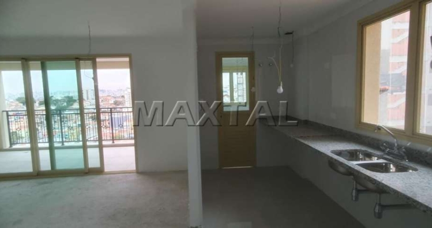 Apartamento com 133 m², 3 suítes , lavabo, varanda gourmet, 1 vaga no Jardim São Paulo.