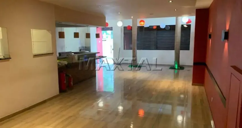 Salão comercial para locação, em santana, com 126m², 3 banheiros e espaço arborizado.