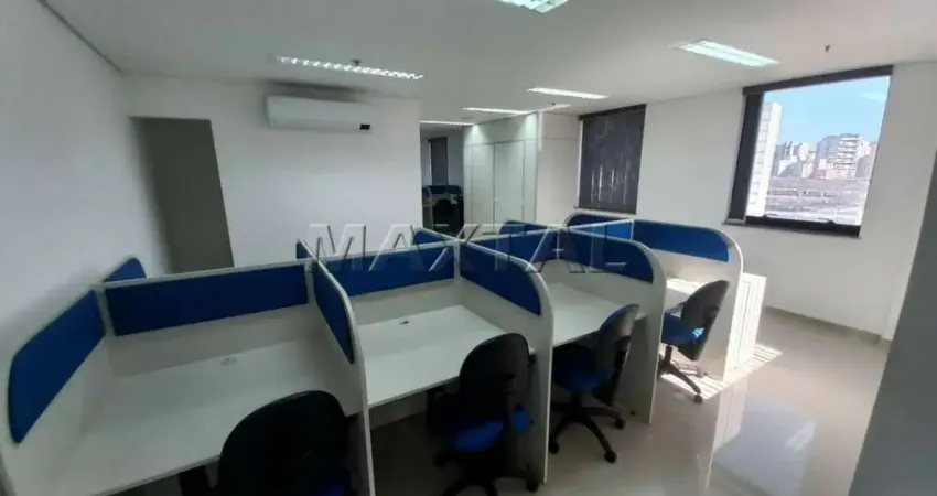 Excelente andar com 280m², em piso frio, com 6 salas, 6 banheiros, copa cozinha. 8 vagas