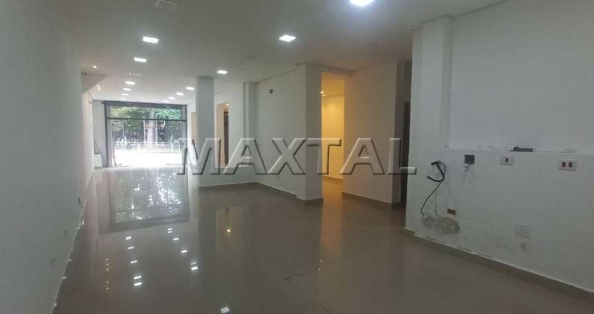 Loja na Braz Leme com 175 m², duas entradas, 2 banheiros, Santana.