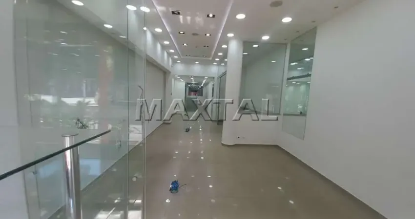 Loja na voluntários da pátria, salão de 85m², piso frio, escritório, mezanino, 3 banheiros