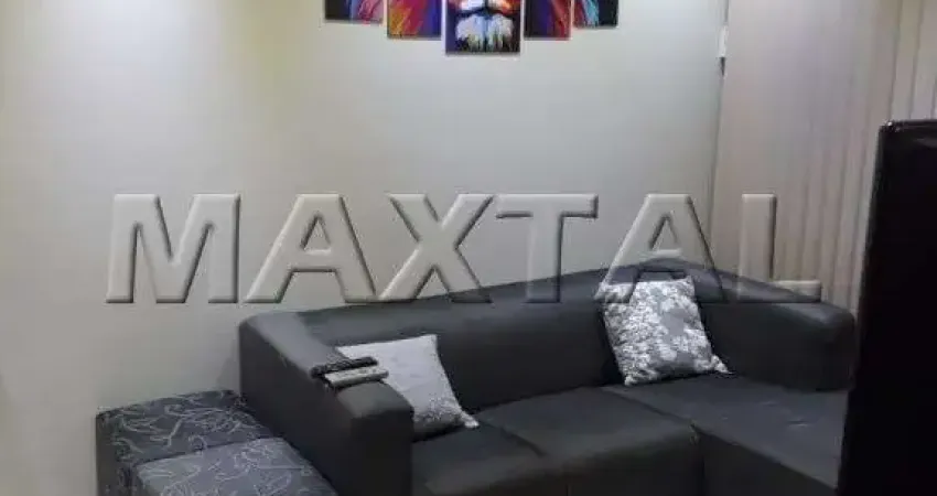 Apartamento de 53m², 2 Dormitórios, 1 Sala, 1 Cozinha, 1 Banheiro e 1 vaga de garagem