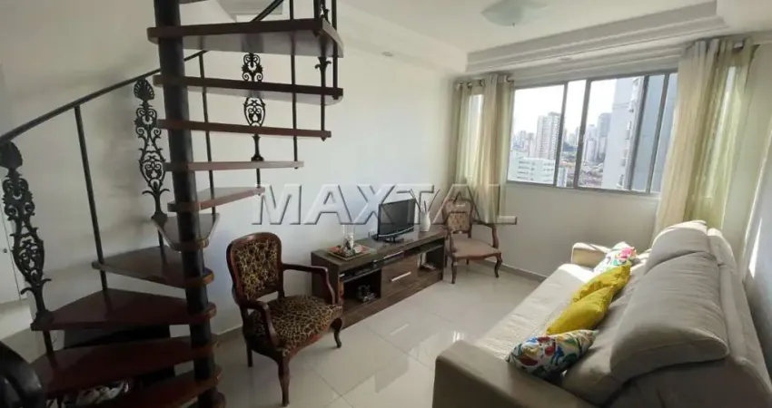 Cobertura com 148m², 3 dormitórios, 2 suítes, sala, cozinha, terraço gourmet. 2 vagas