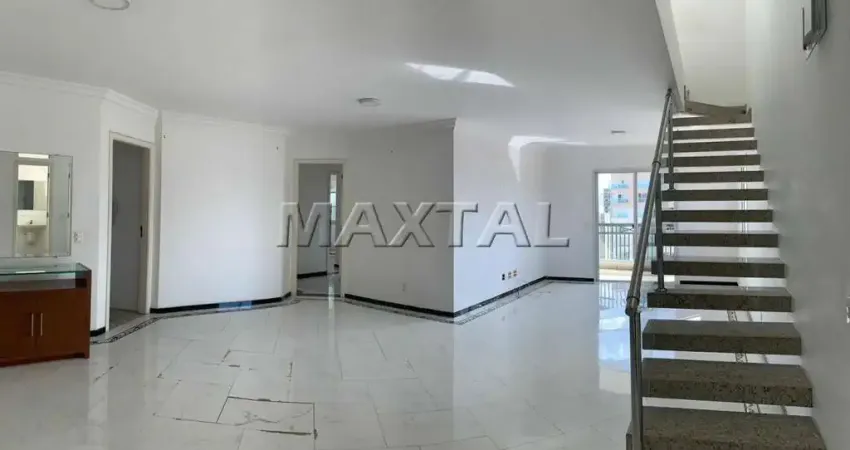 Cobertura 308m² à venda Santana com piscina, 4 dormitórios, 5 banheiros, 3 vagas e lazer.