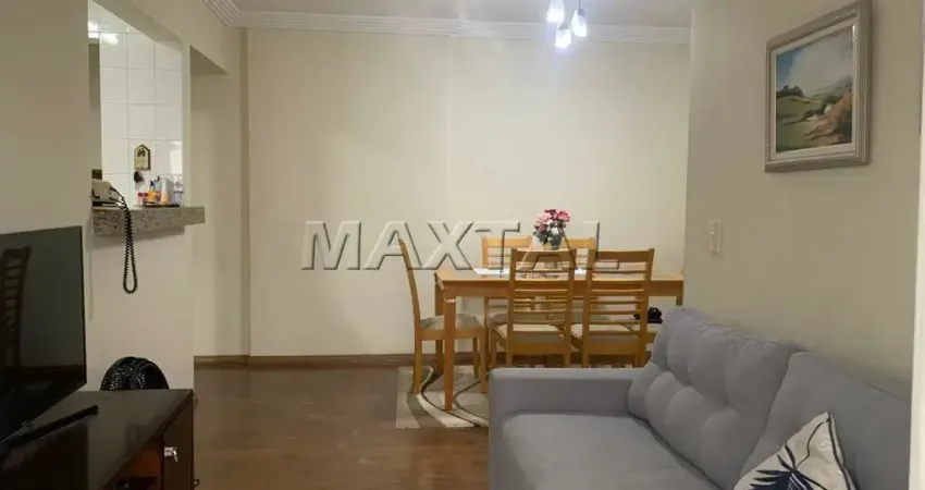 Apartamento de 74m² à venda, com 3 quartos, 2 banheiros, 2 vagas e  lazer completo.