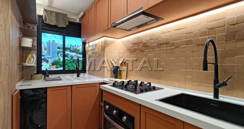 Apartamento em construção à venda, de 40m², com 2 dormitórios. Entrega para Abril 2026.