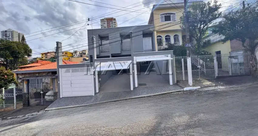 Sobrado novo à venda no Jardim Paraíso de 106 m², com 3 dormitórios, sendo 1 suíte e 3 vagas.