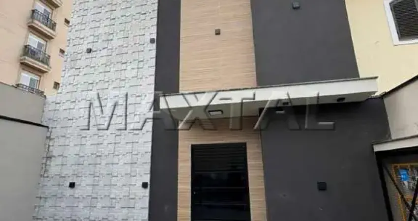 Apartamento novo de 40m² com 2 dormitórios e sala, no Jardim São Paulo.