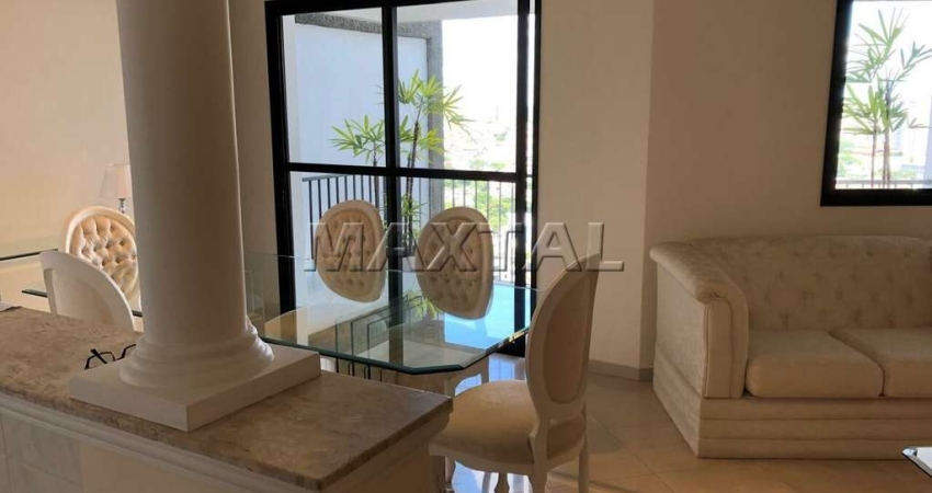 Apartamento à venda com 3 quartos, 1 suíte e 2 vagas, na Vila Albertina.