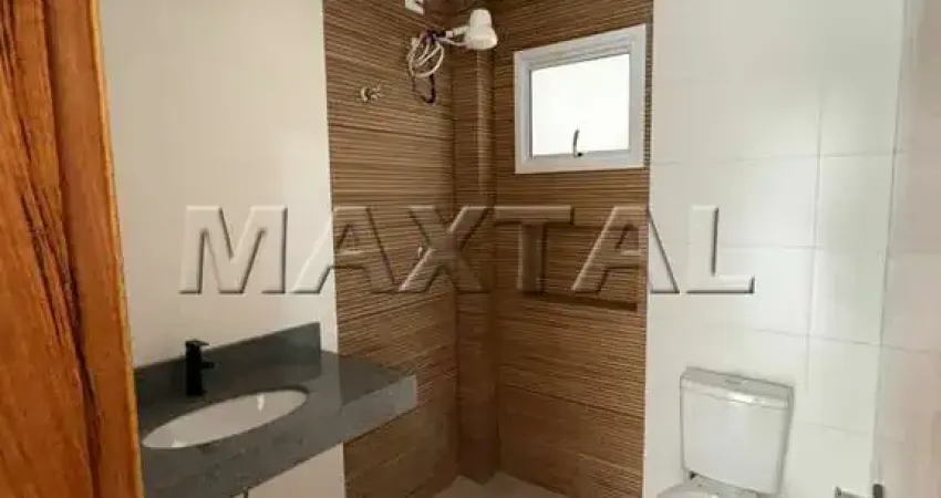 Apartamento novo à venda de 40m²,  com 2 dormitórios e sala, no Jardim São Paulo.