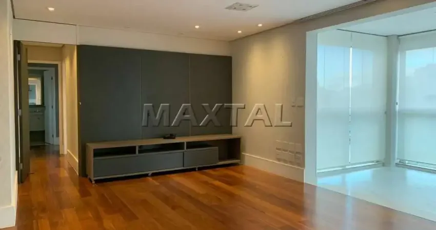 Apartamento para alugar 115m² Vila Pauliceia, 3 quartos, 4 banheiros, 3 vagas fixas e lazer.